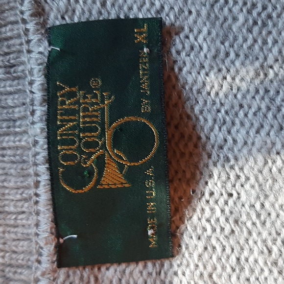 Men's Argyle Pattern Sweater Jantzen Country Square XL - Picture 3 of 5